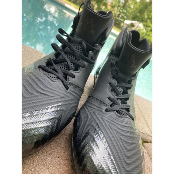Adidas Freak X Carbon Mid Black Football Cleats Men’s Size 17. New. No Box. - Picture 2 of 10